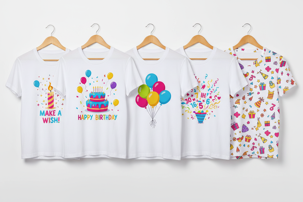 Birthday Printed T Shirt