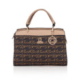 Faux Leather Printed Handbag (Hilver)