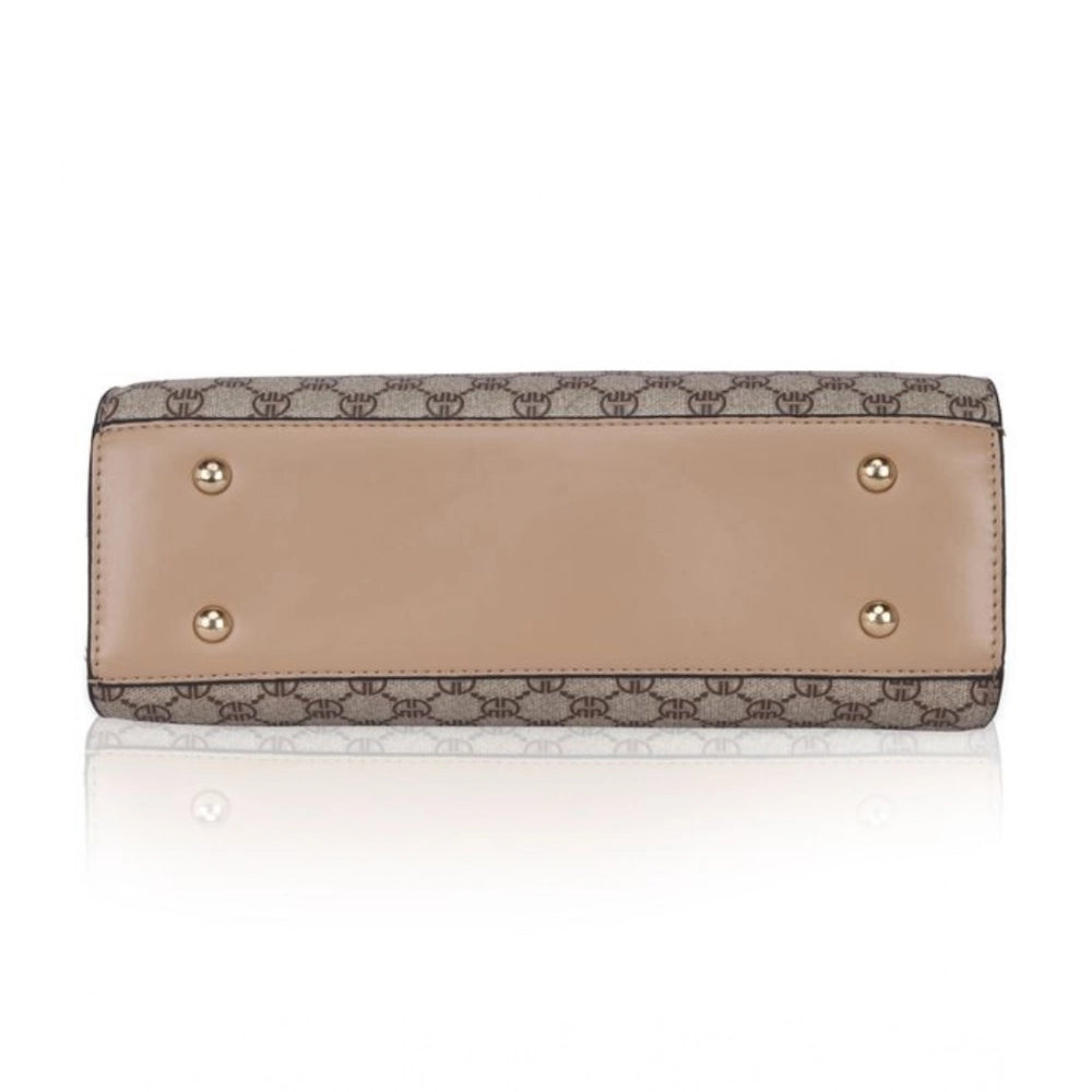 Faux Leather Printed Handbag (Hilver)