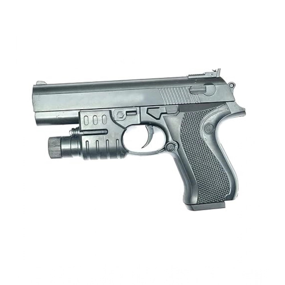 Generic Plastic Pubg Pistol Shooting Toy For Kids With 8 Round Reload (Multicolor)