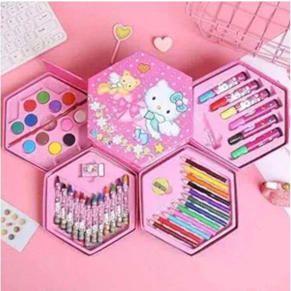 Generic Plastic 46-Piece Art Set For Kids (Multicolor )